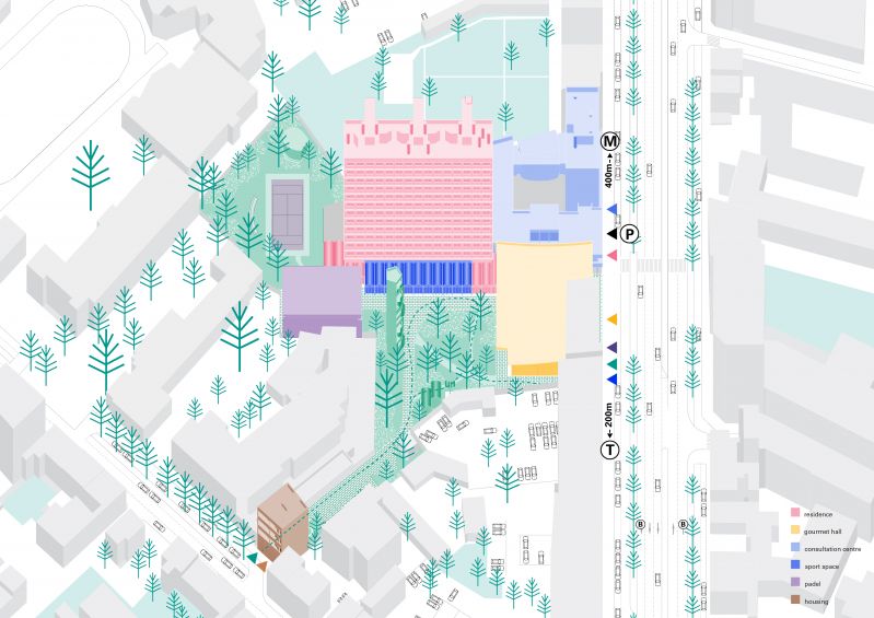 318 Caserne Vion Toulouse Diagram Programme 01