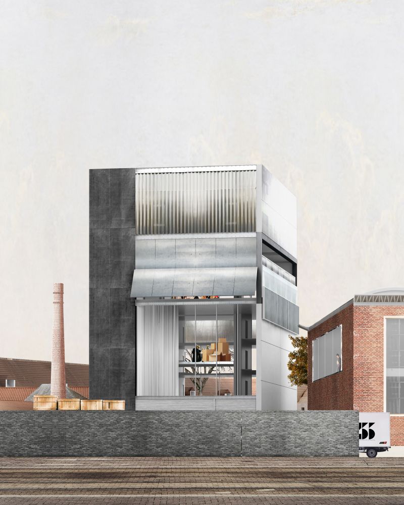 158 Z33 Hasselt Collage From Street