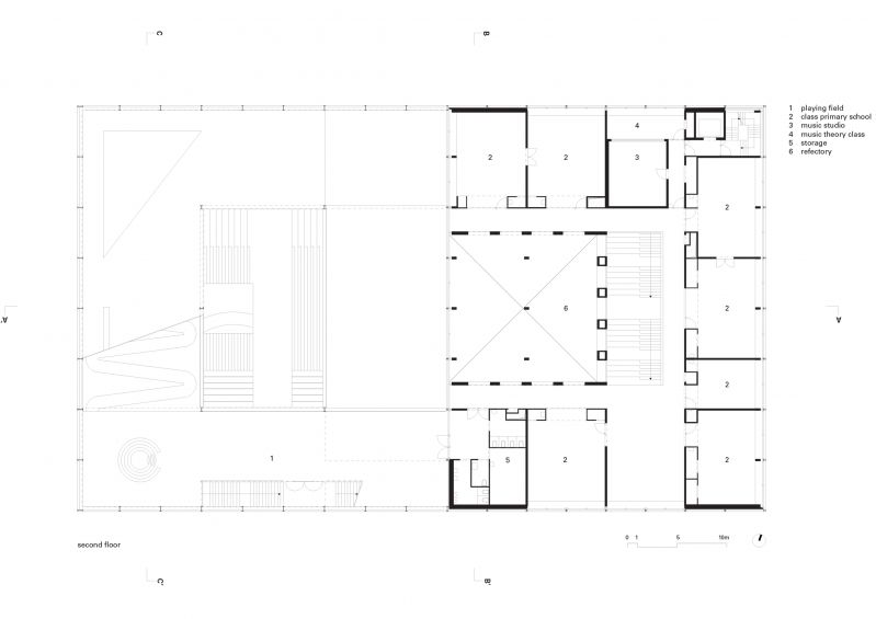 195 Melopee Multi Functional Schoolbuilding Ghent Floor 2 Legenda Eng