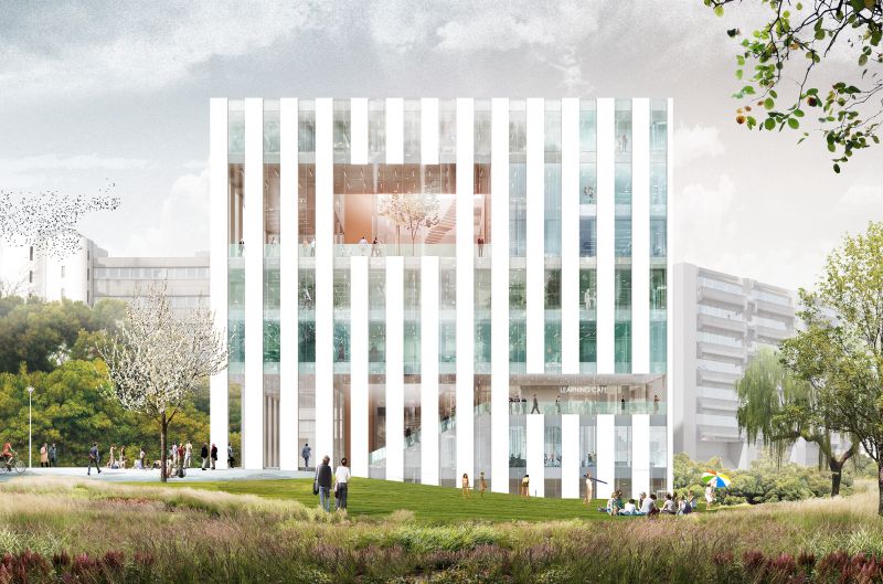 210 Learning Centre Brussels Facade South