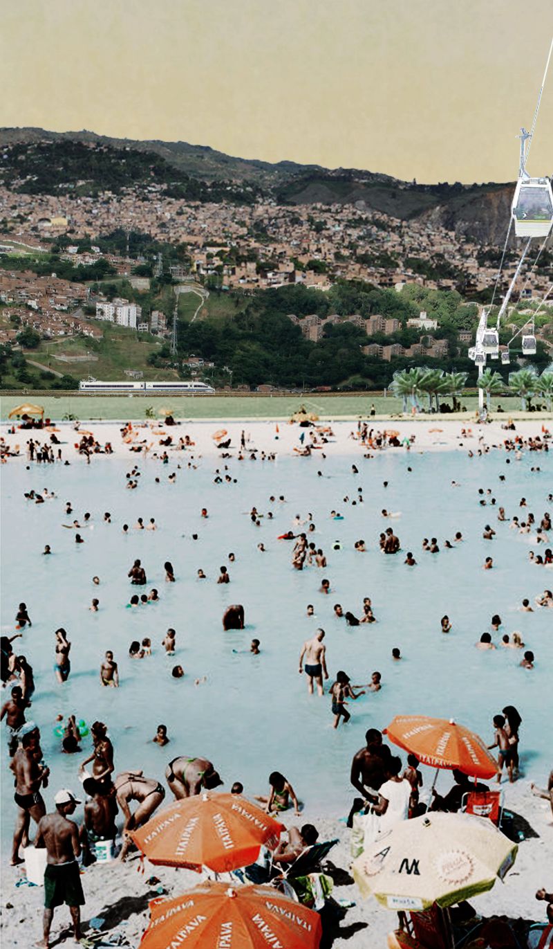 178 Rio Medellin Collage Pool