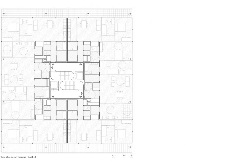 246 Citygate Brussels Plan Type Social Housing