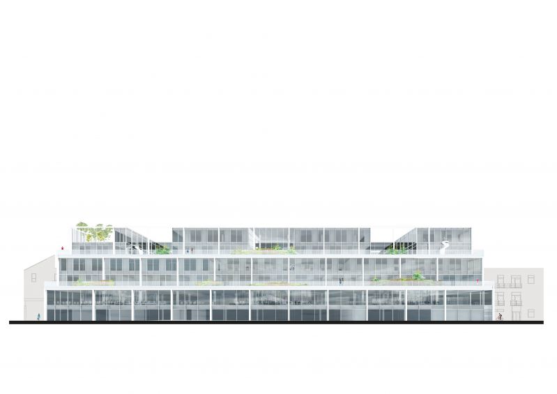 247 Hel Vinci Brussels Facade Ouest