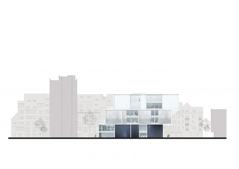 247 Hel Vinci Brussels Facade Sud