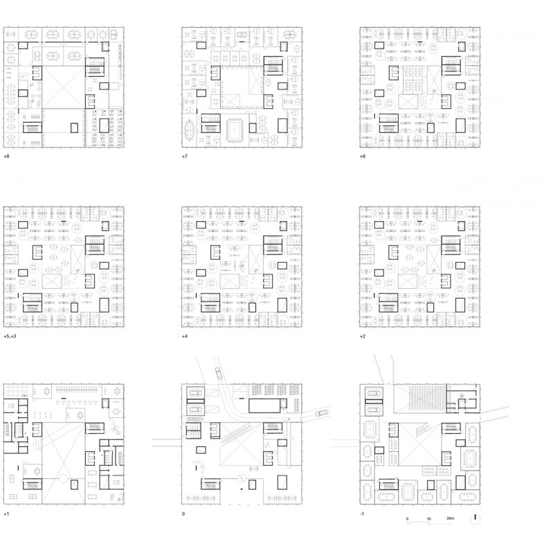 117 Swiss Re Headquarters Zurich Plans All 1200
