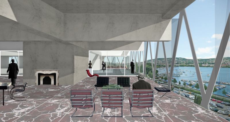 117 Swiss Re Headquarters Zurich Top Floor