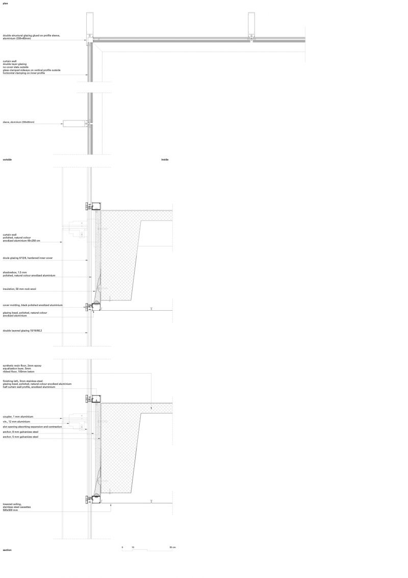 042 Kitchen Tower Brussels Section Detail 01