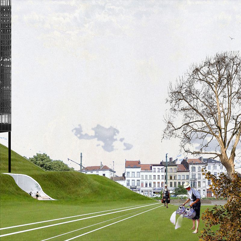 164 Porte Ninove Brussels Collage 01