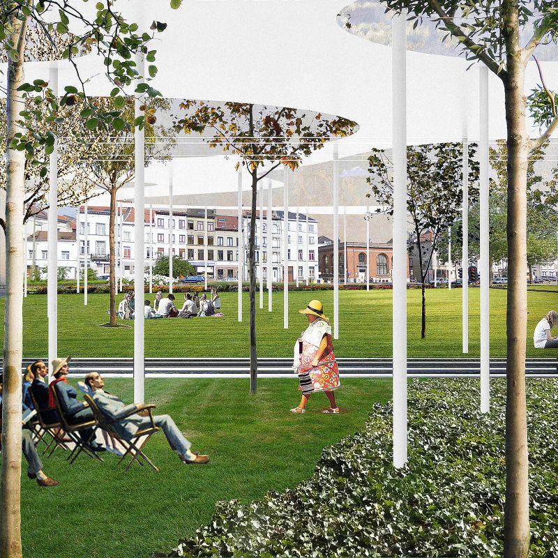 164 Porte Ninove Brussels Collage 04