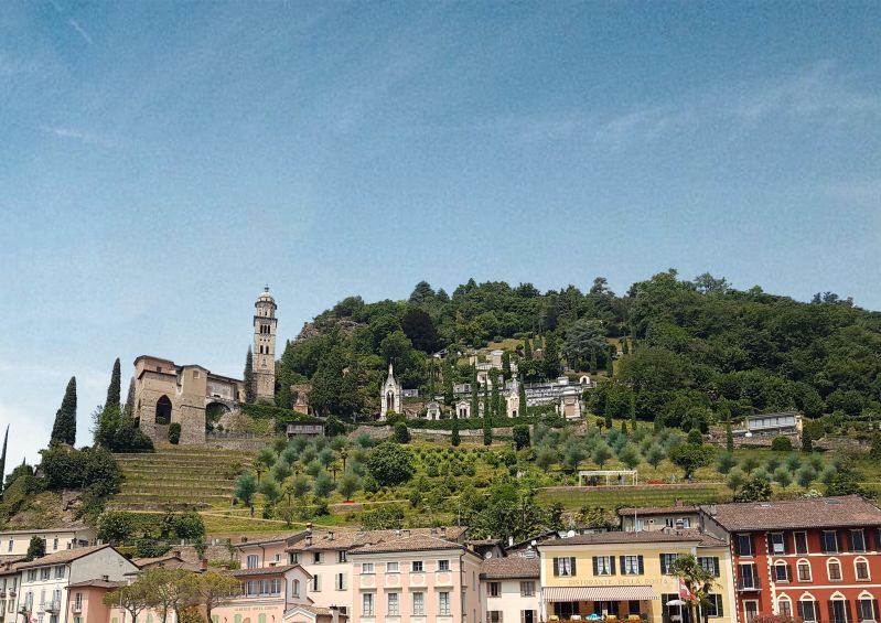 259 Morcote Switzerland Collage Gardens