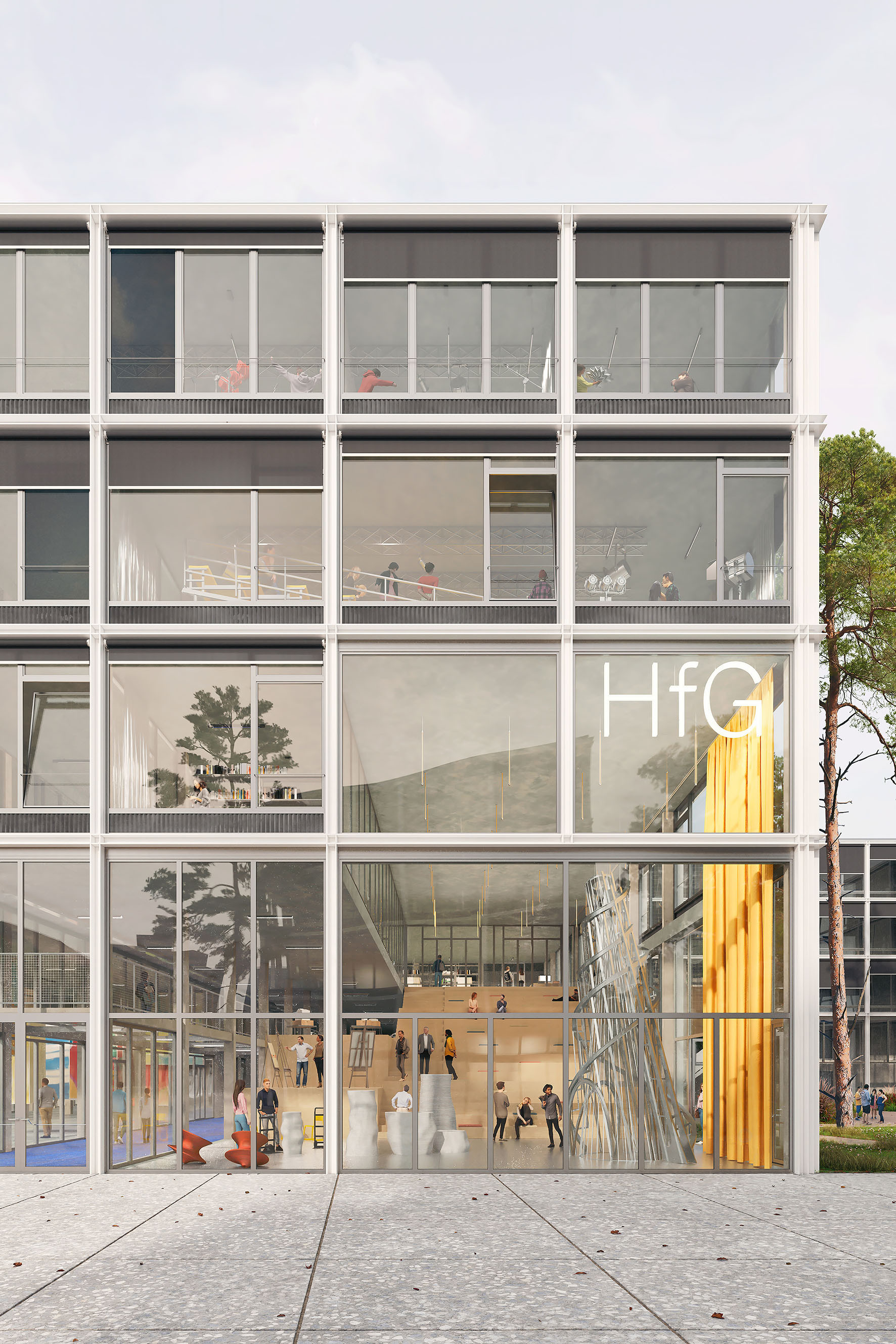 HfG School of Arts XDGA Xaveer De Geyter Architects