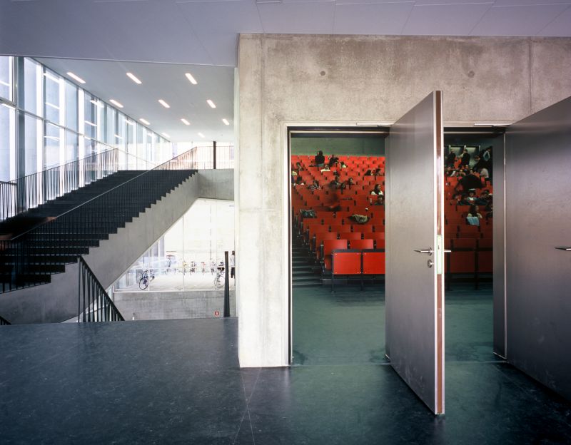 018 Faculty Of Economics Ghent Entrance To Auditorium Hans Werleman