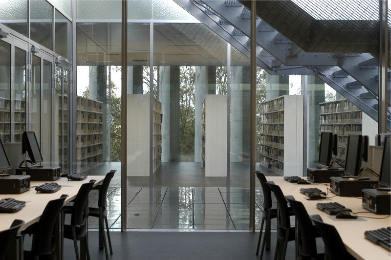 018 Faculty Of Economics Ghent Library Patio Library Hans Werleman