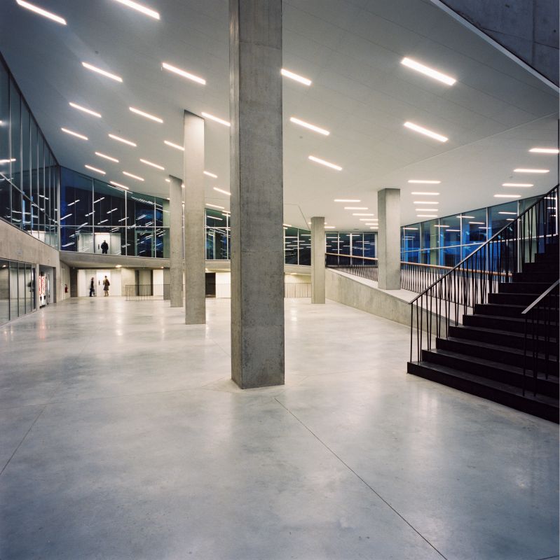 018 Faculty Of Economics Ghent Lobby Nightview Hans Werleman