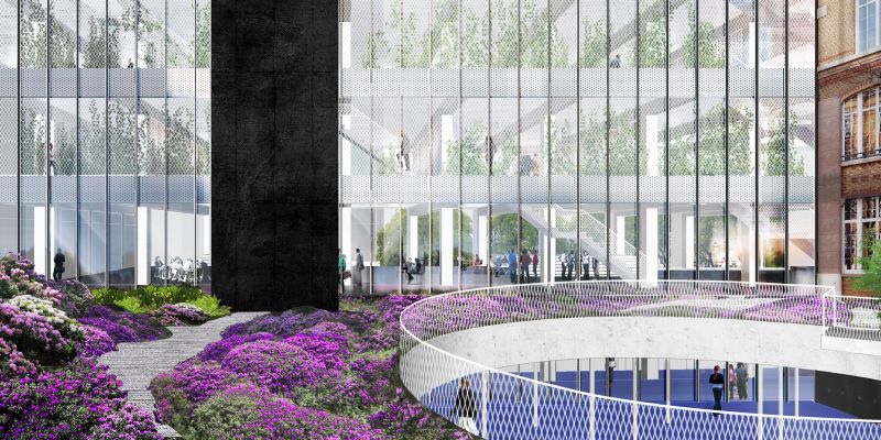 294 Escp Paris Collage Courtyard Cxdga