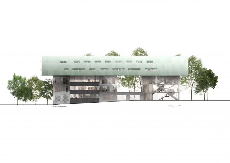 303 Cergy Art School Fr Se Facade