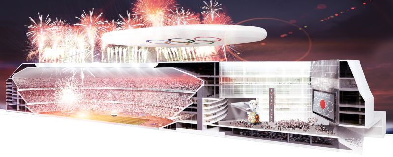 163 National Stadium Tokyo Collage 01