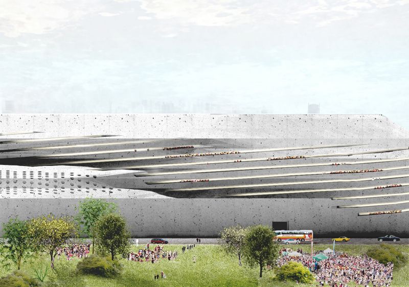 163 National Stadium Tokyo Collage 04